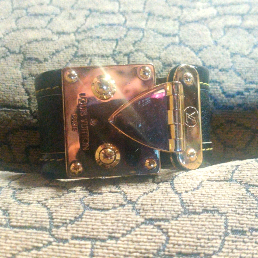Authentic Louis Vuitton Koala Bracelet in Suhali Leather